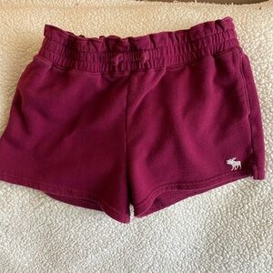 Abercrombie & Fitch Plum Plush Lounge Shorts
